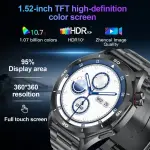 Montre intelligente avec écran IPS 360p de 1.52 pouce